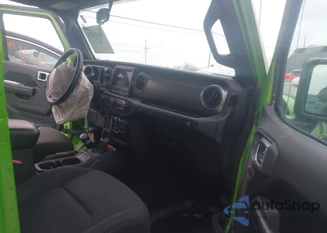 2019 Jeep Wrangler Unlimited Sport S 4X4 z USA, uszkodzony, nr VIN 1C4HJXDG8KW566780